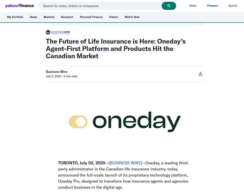 yahoo press release